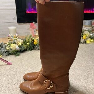 Tory Burch Brown Heeled Boots